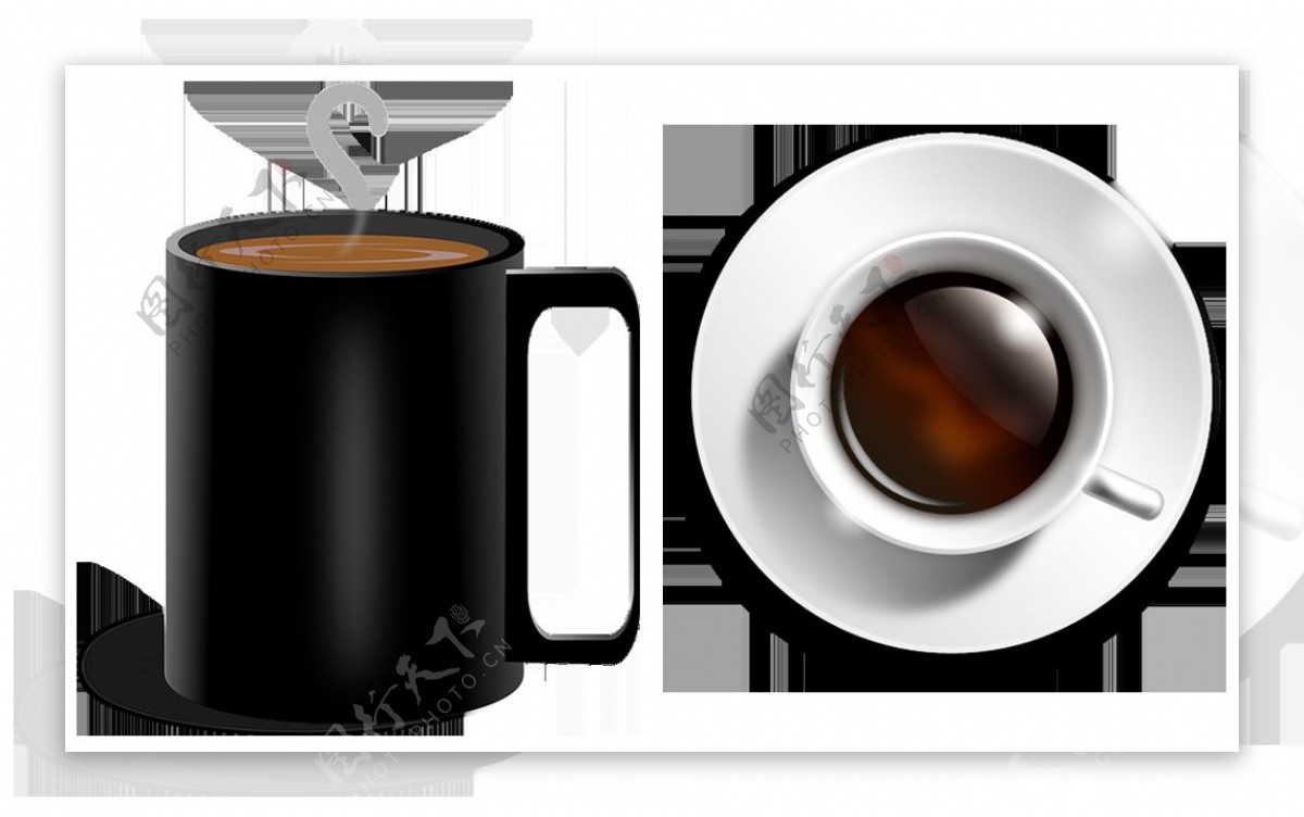 陶瓷咖啡杯免抠png透明图层素材
