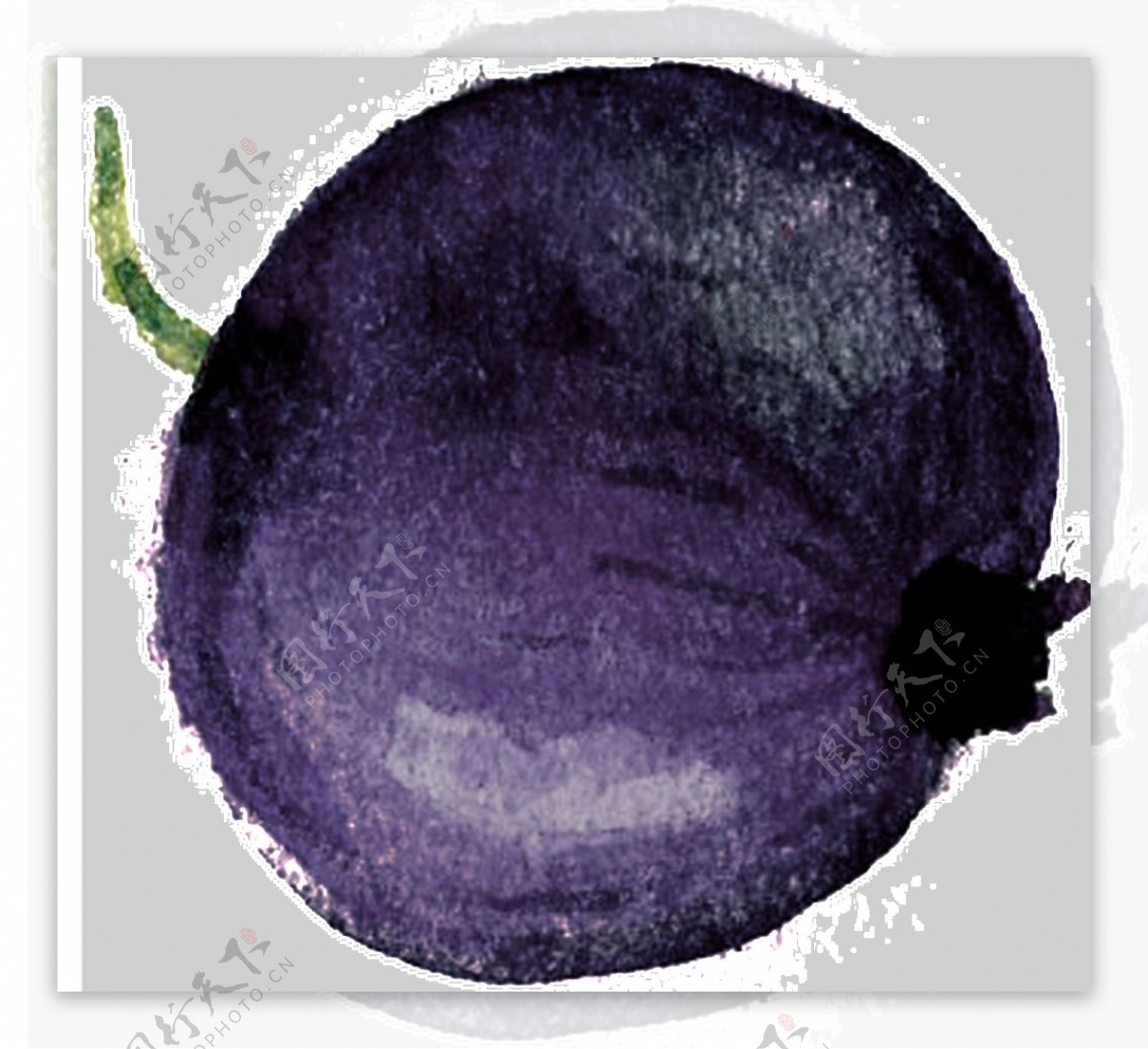 紫色洋葱卡通透明素材