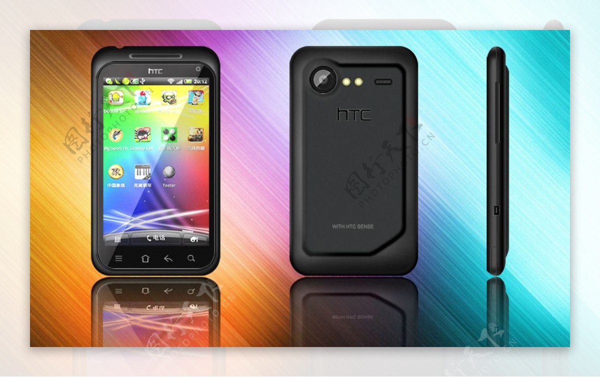 HTCg11手机三视图