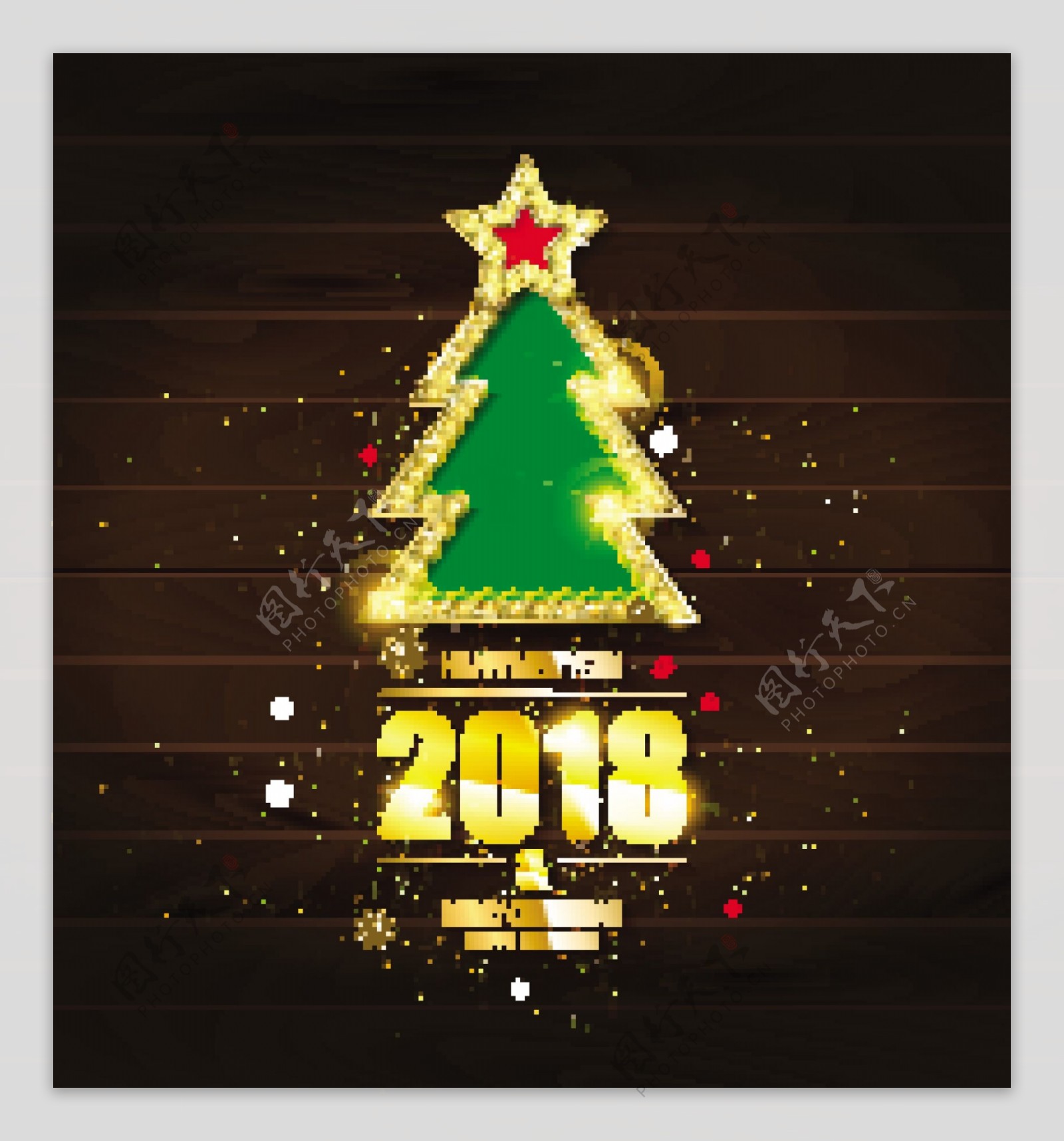 2018年圣诞树图标