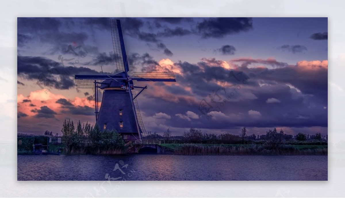荷兰风车风车风车建筑风车