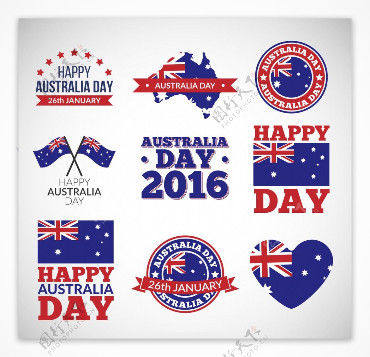 澳大利亚国庆日徽章