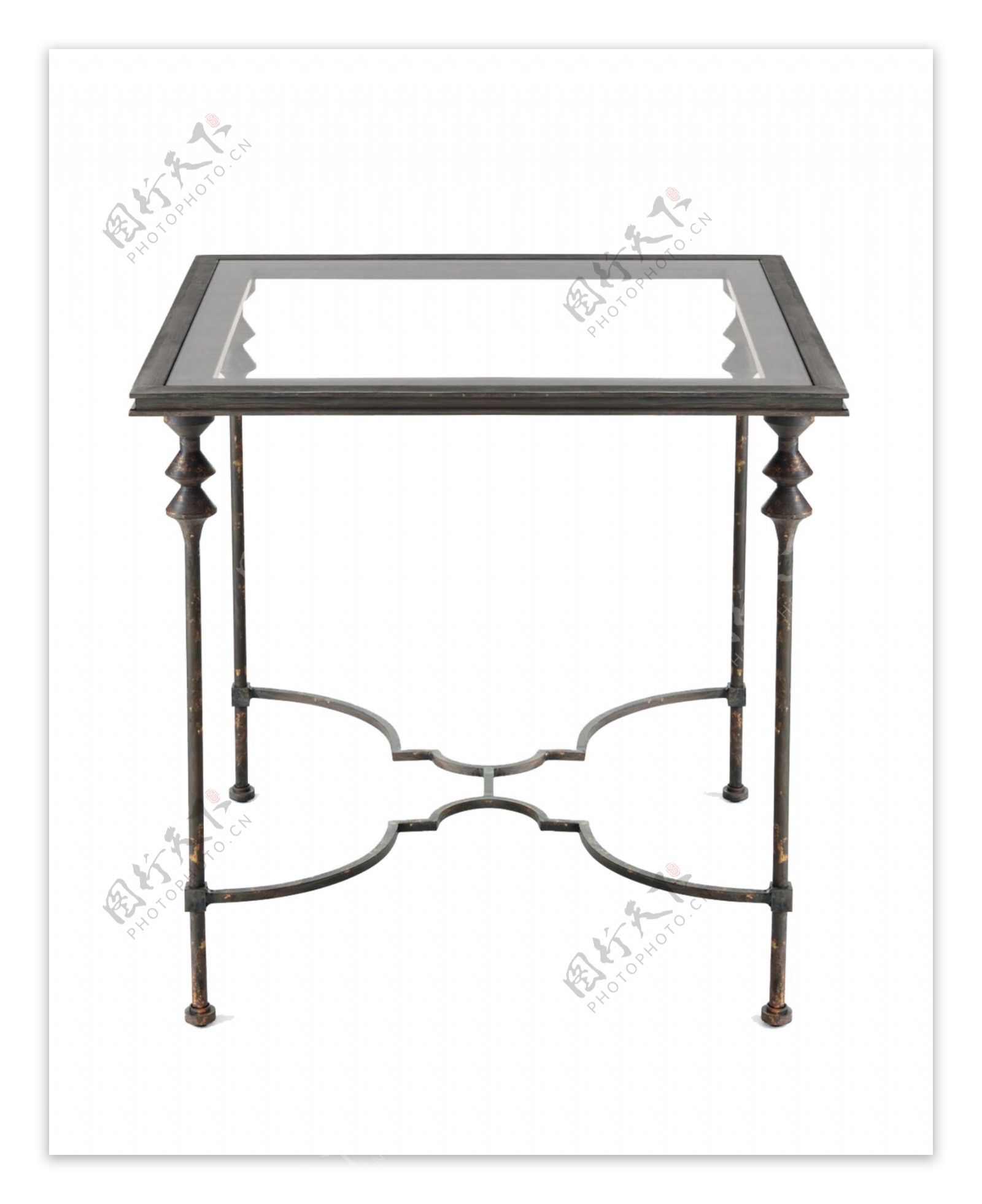 简约铁艺方形桌子设计