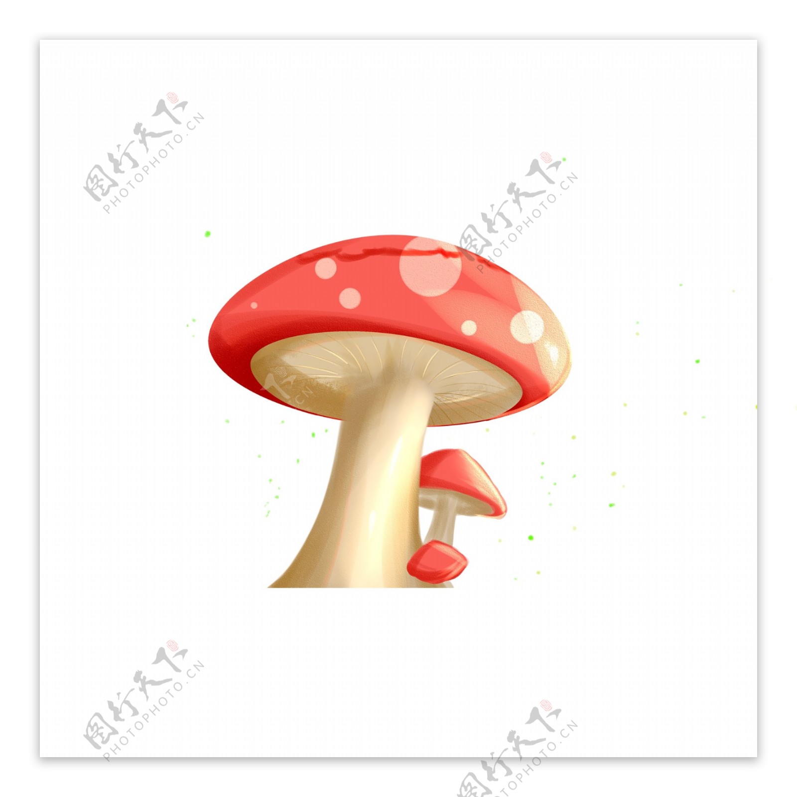 彩绘小蘑菇设计psd设计