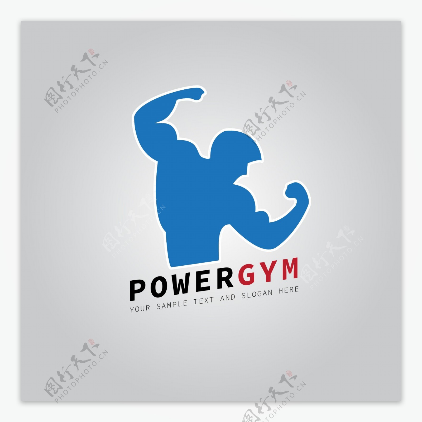 健身俱乐部logo模板