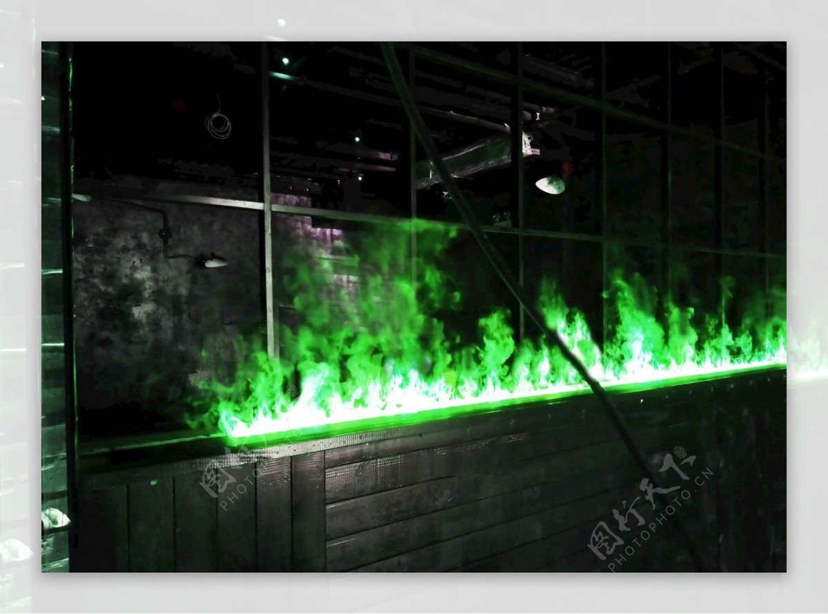 绿色火焰伏羲品牌壁炉火