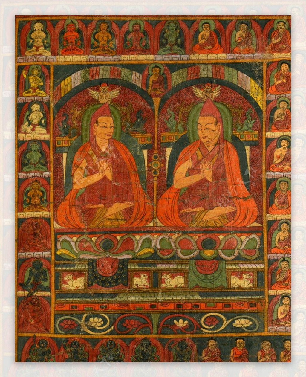 西藏艺术噶当巴唐卡