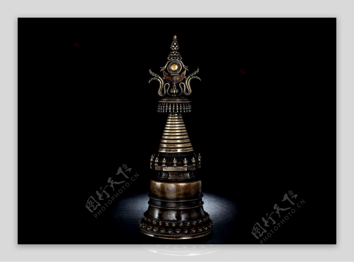 西藏收藏品艺术品噶当塔