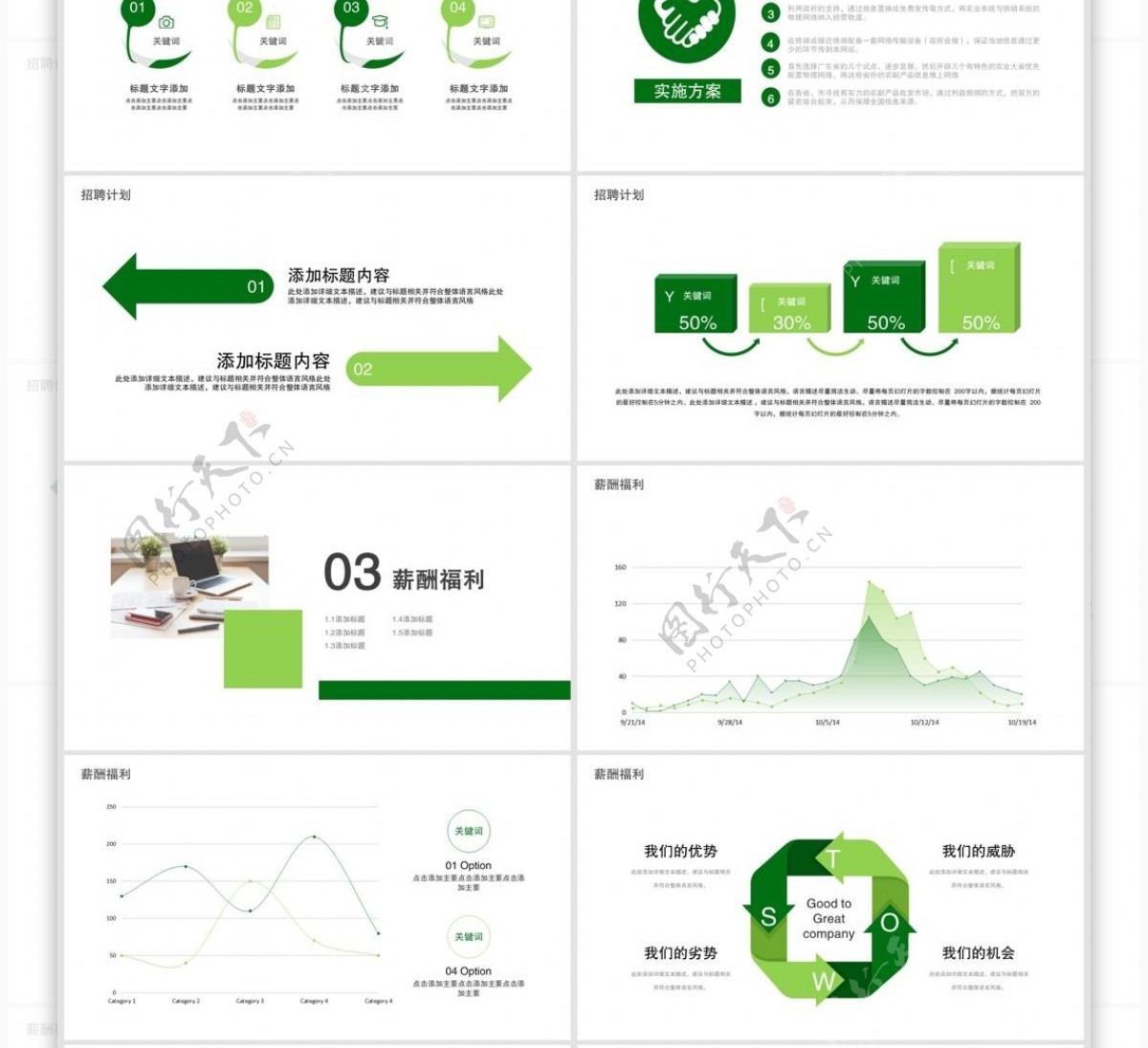 公司企业校园招聘PPT模板