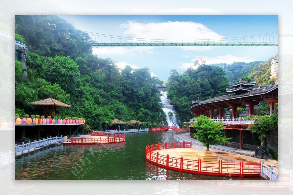 龙门水都风景