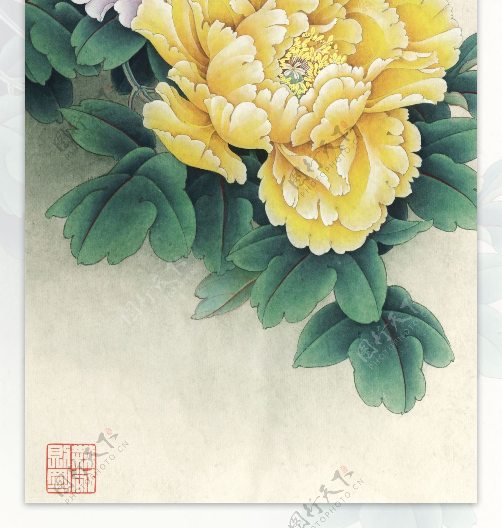 新中式花鸟禅意装饰画国画