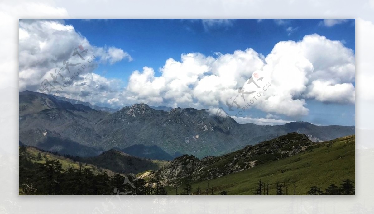 壮丽的大山风景