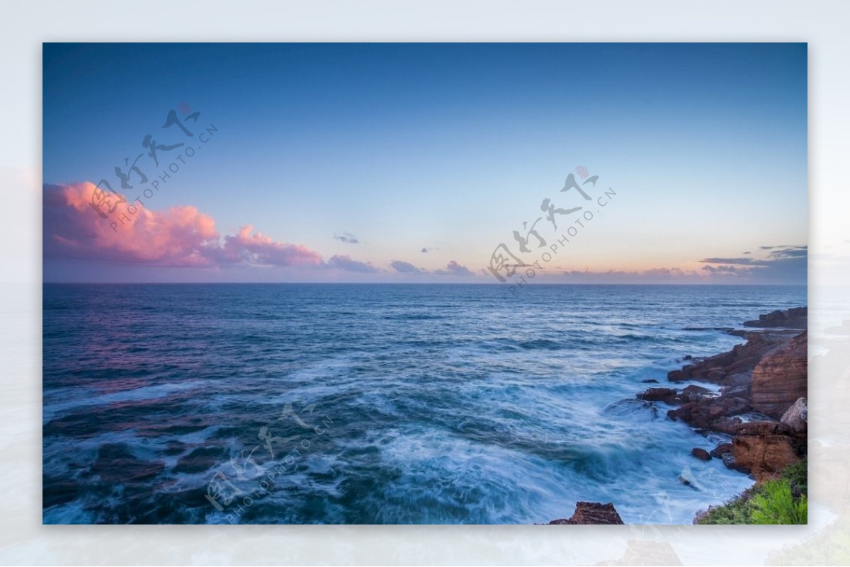 美丽的大海海边风景