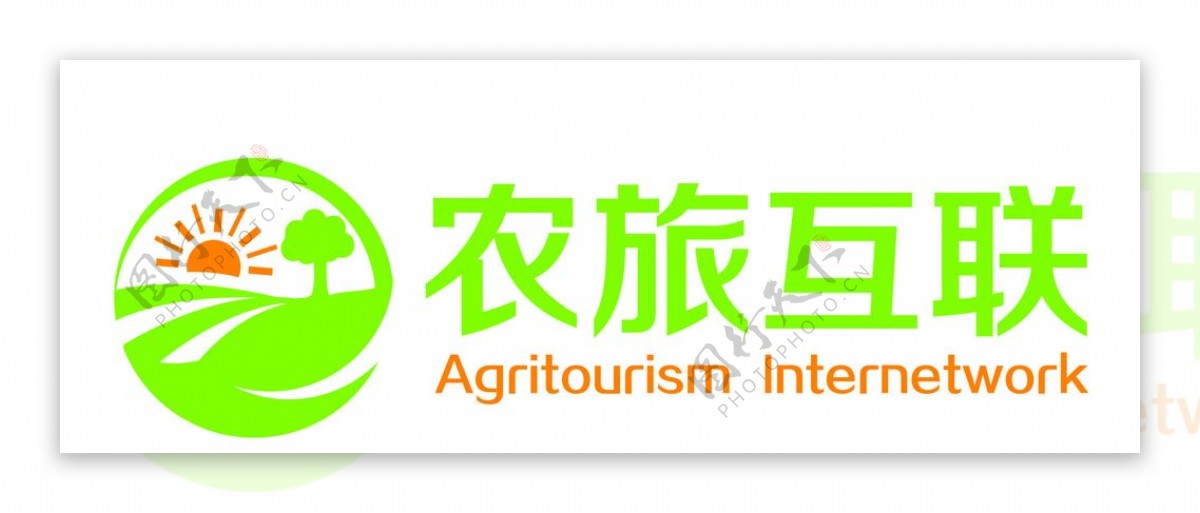 农业旅游logo