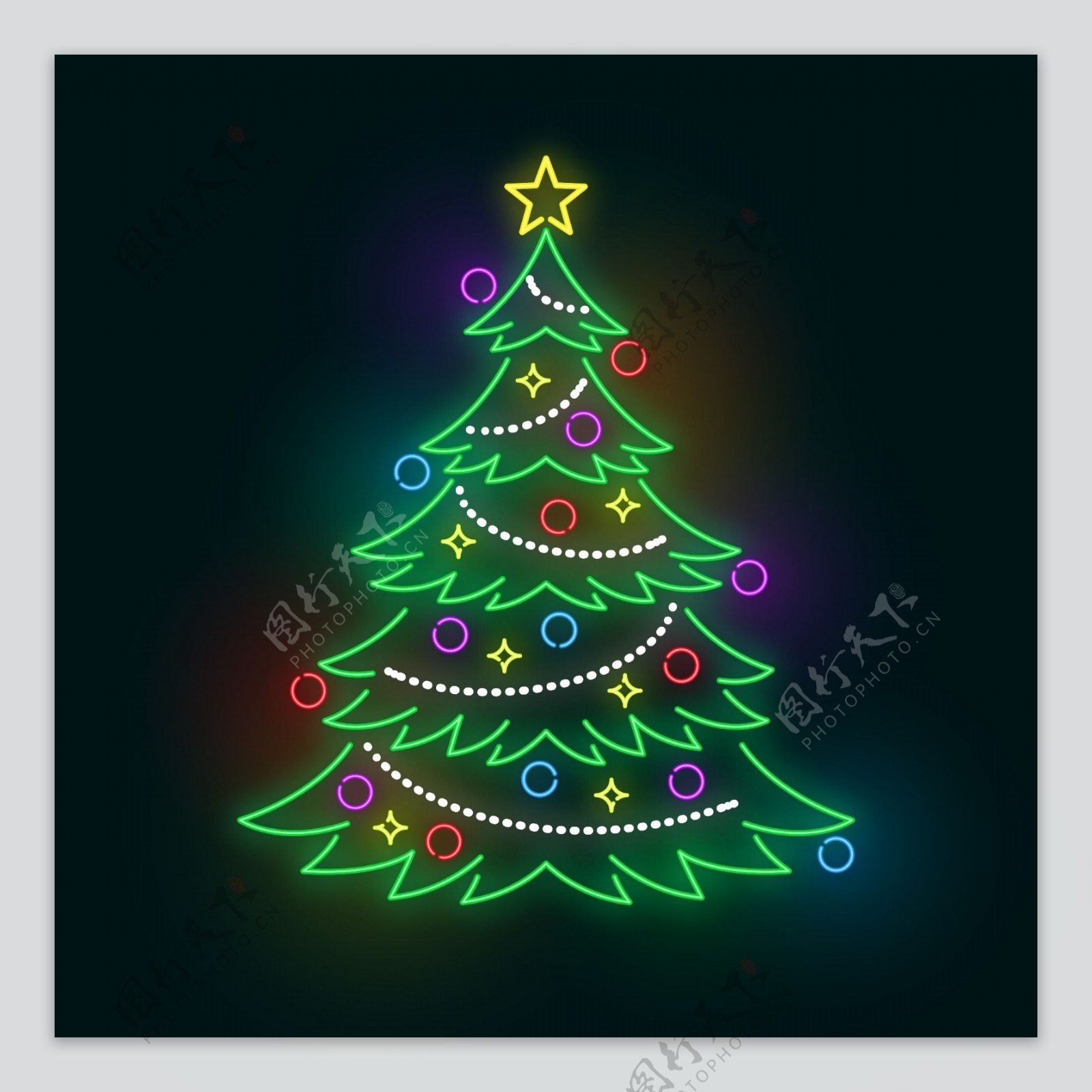 圣诞树图片素材-编号08029588-图行天下
