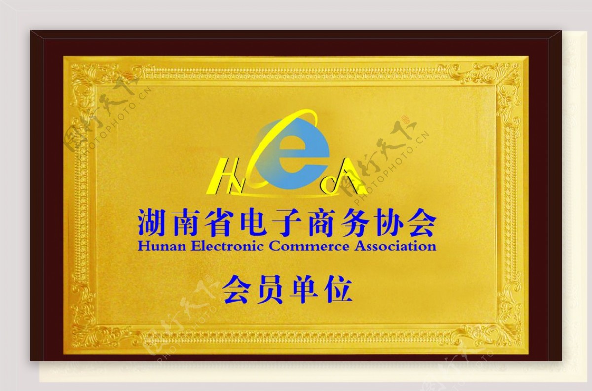 电子商务协会荣誉牌