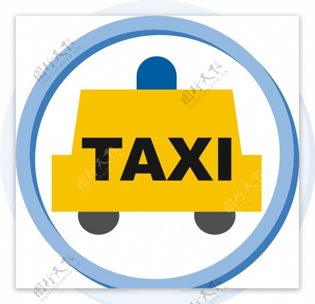 出租车图标标识