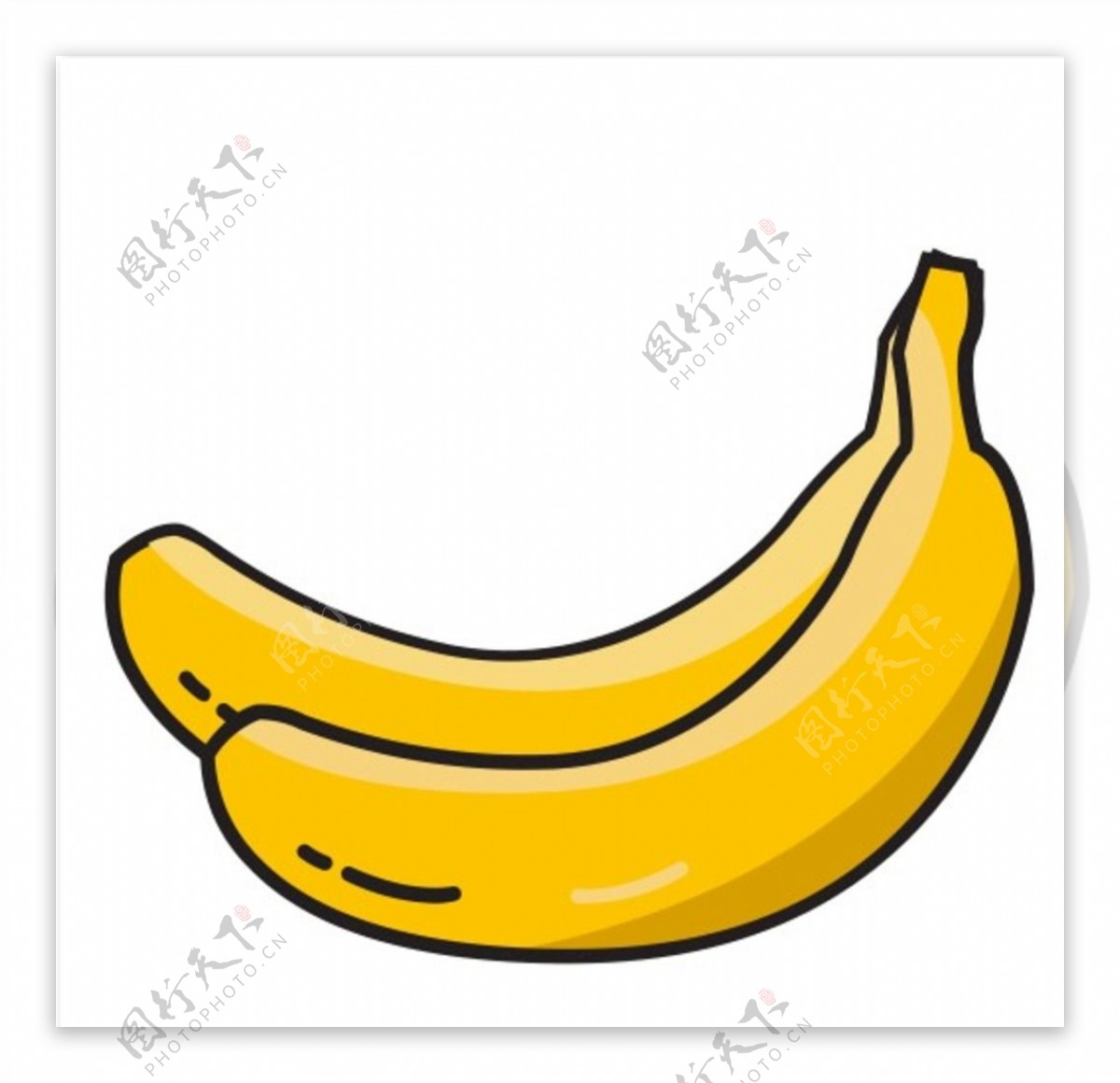 香蕉图片设计素材png