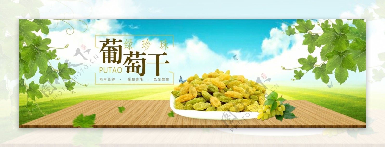 绿珍珠葡萄干banner