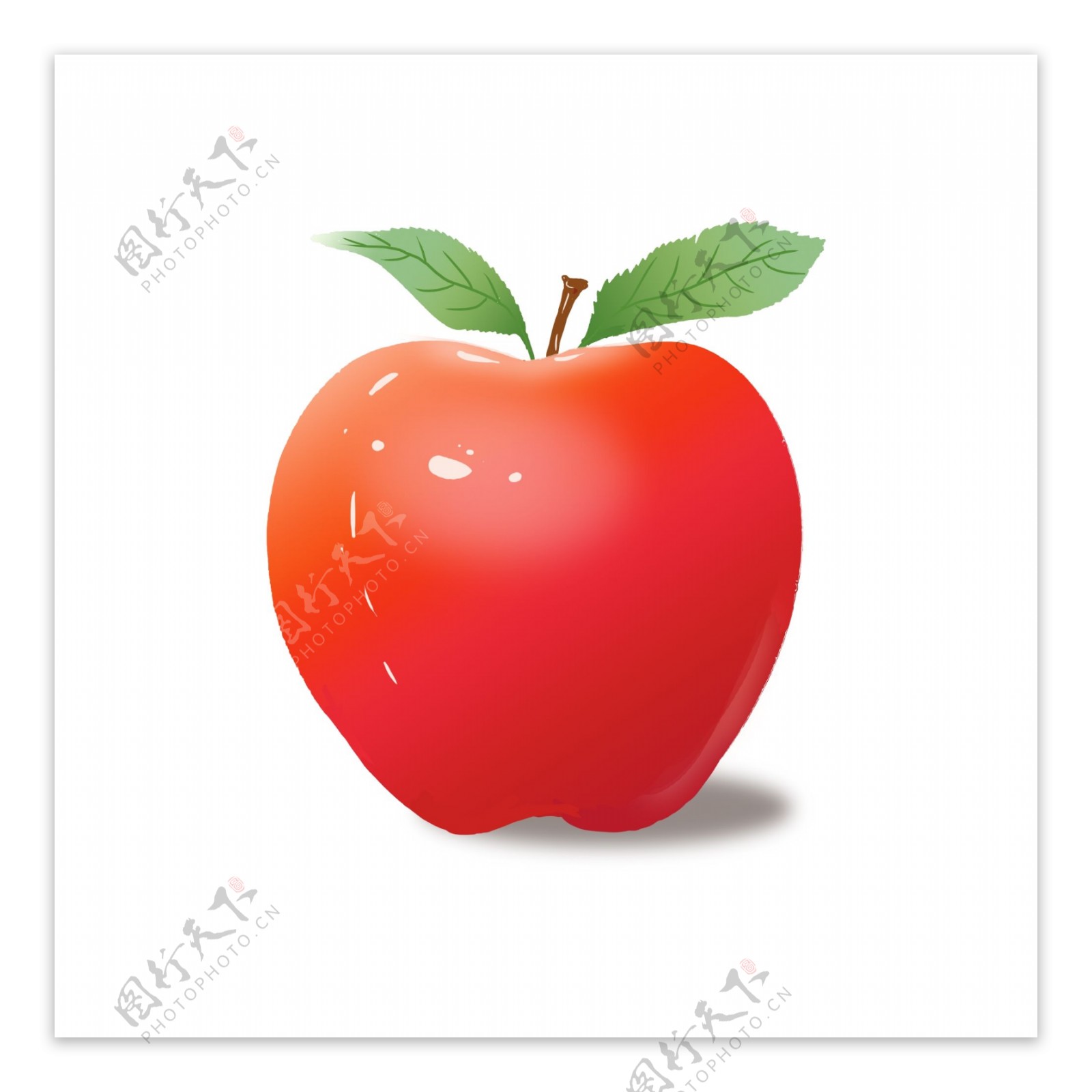 苹果红色苹果圣诞节苹果水果可商用元素