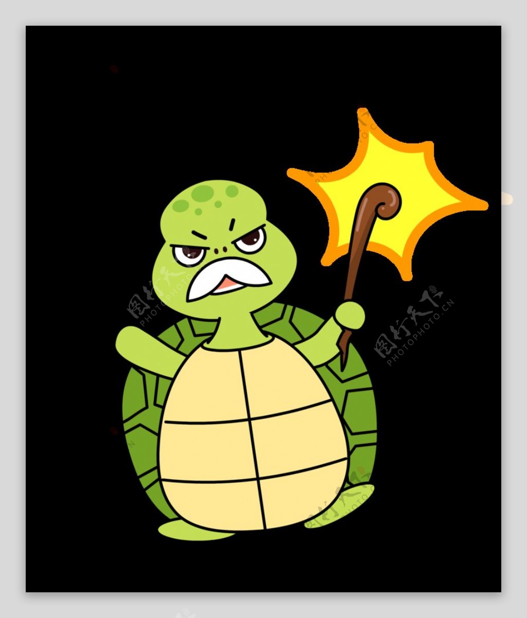 呆狸智慧龟表情卡通人物