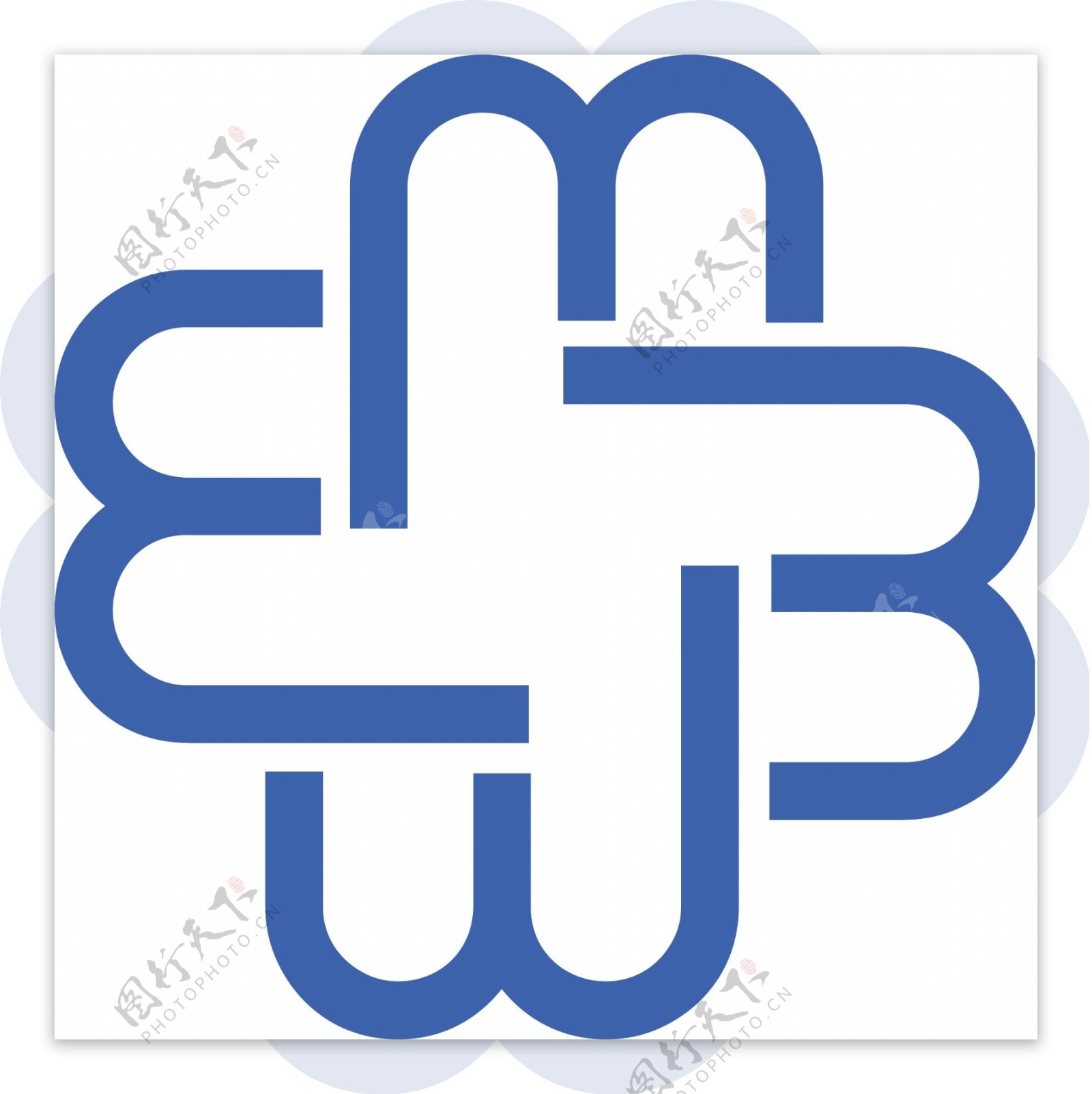 互联网用途标识logo蓝色logo