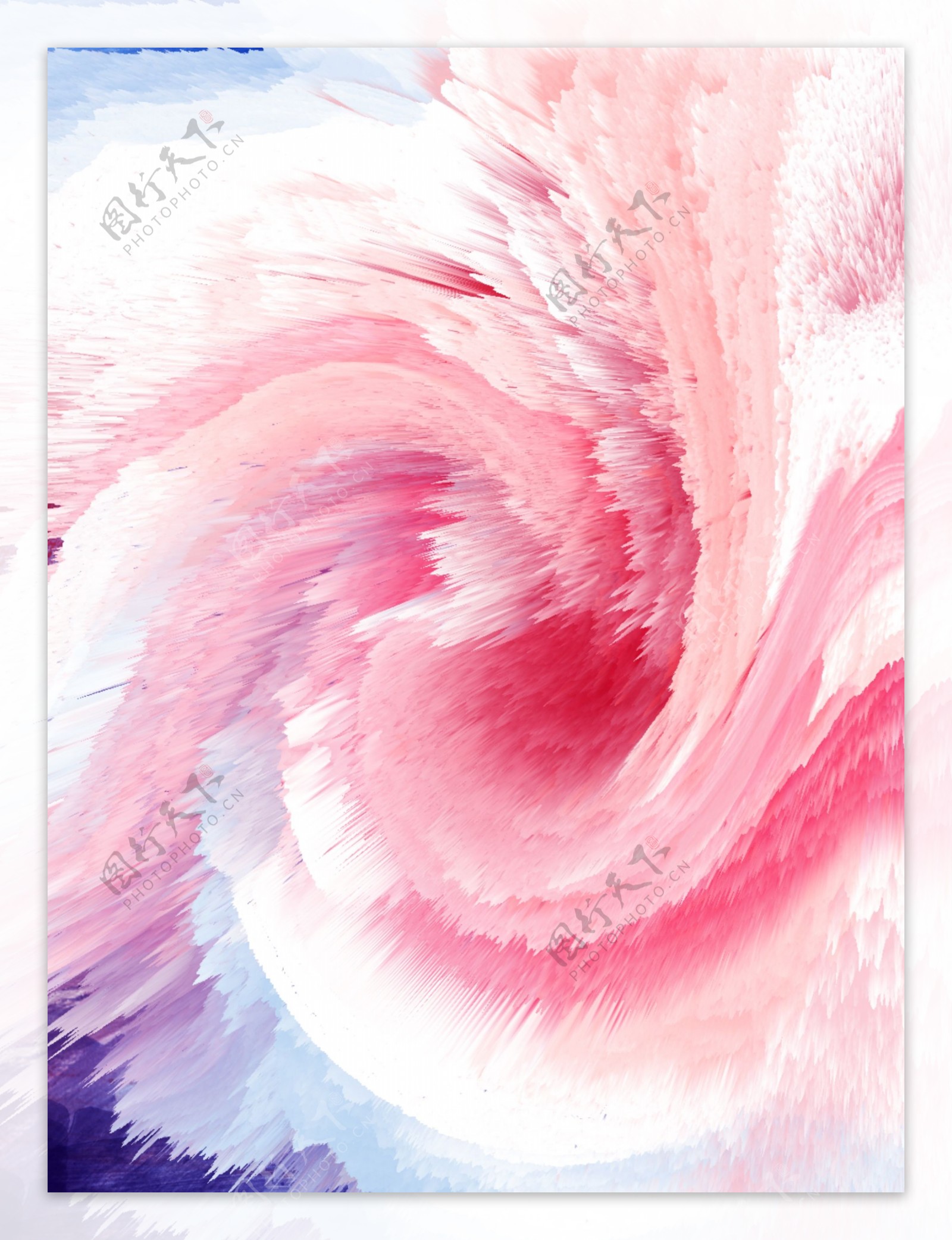 3d漩涡背景粉色渐变抽象背景