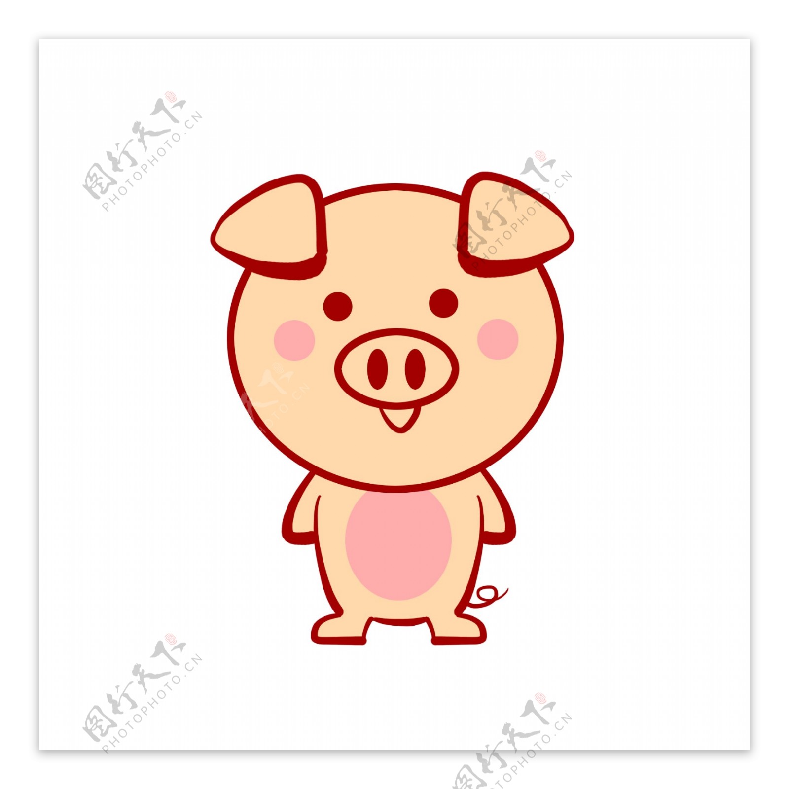 春节农历春节卡通猪