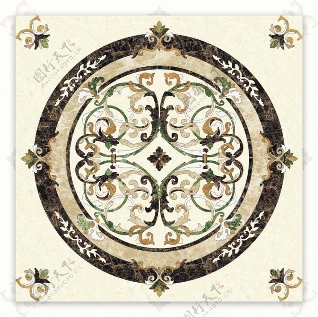 欧式装饰设计瓷砖贴图