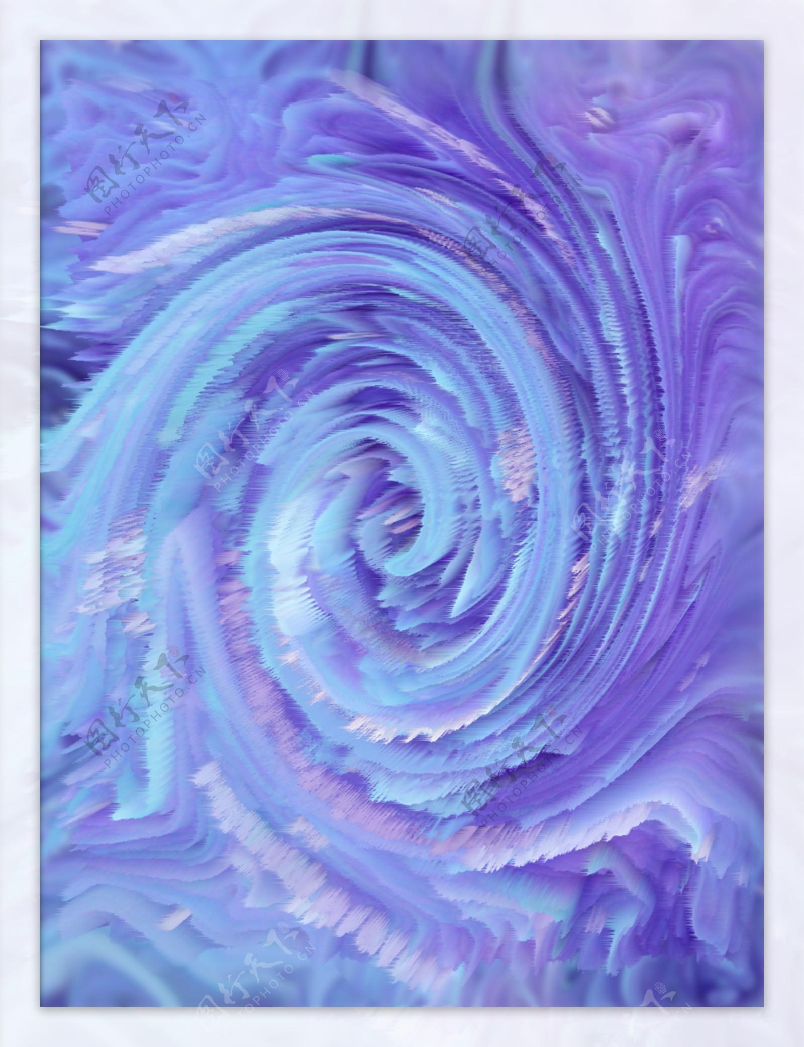 紫色渐变3D漩涡抽象质感背景