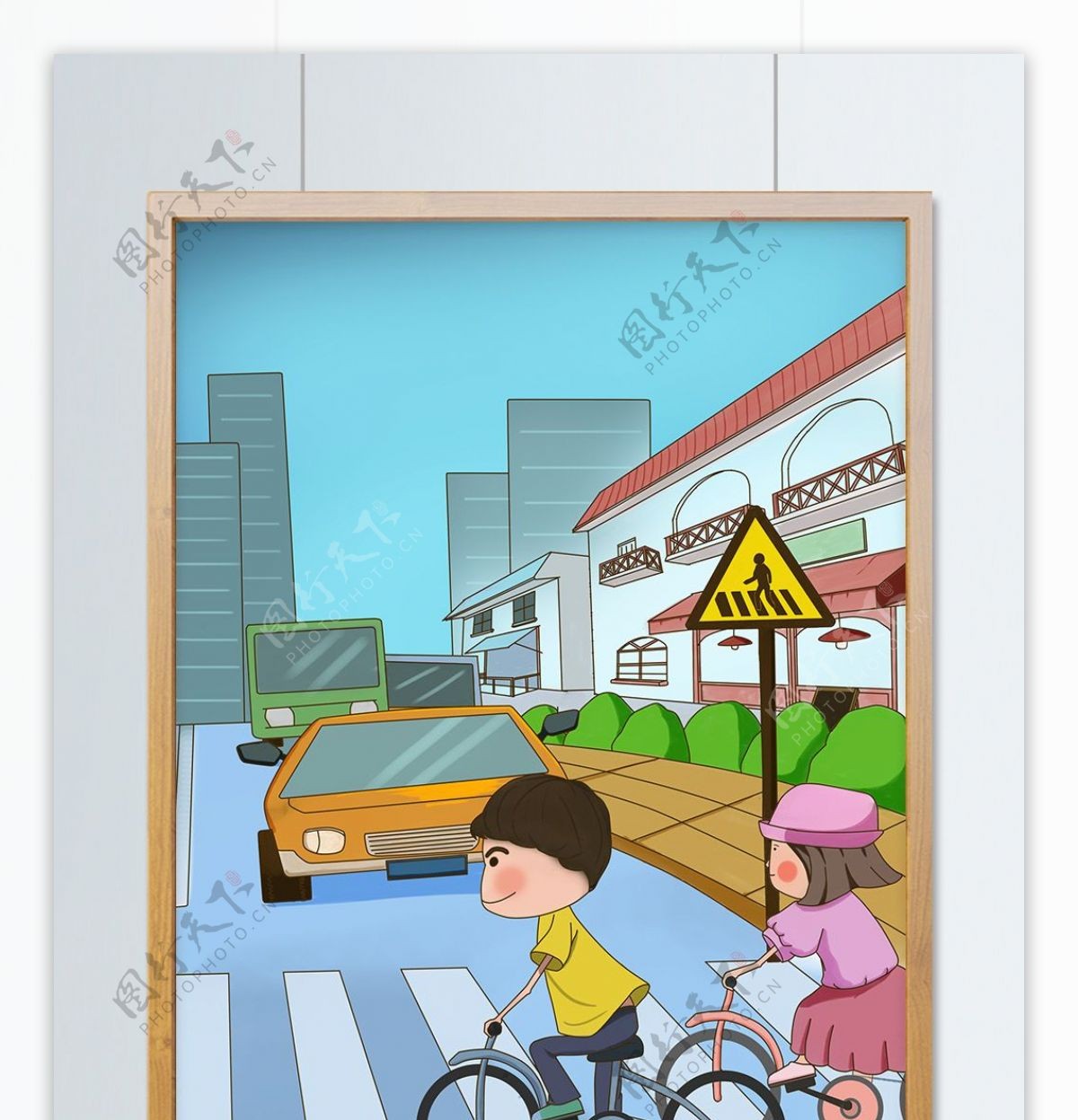 儿童安全教育过马路