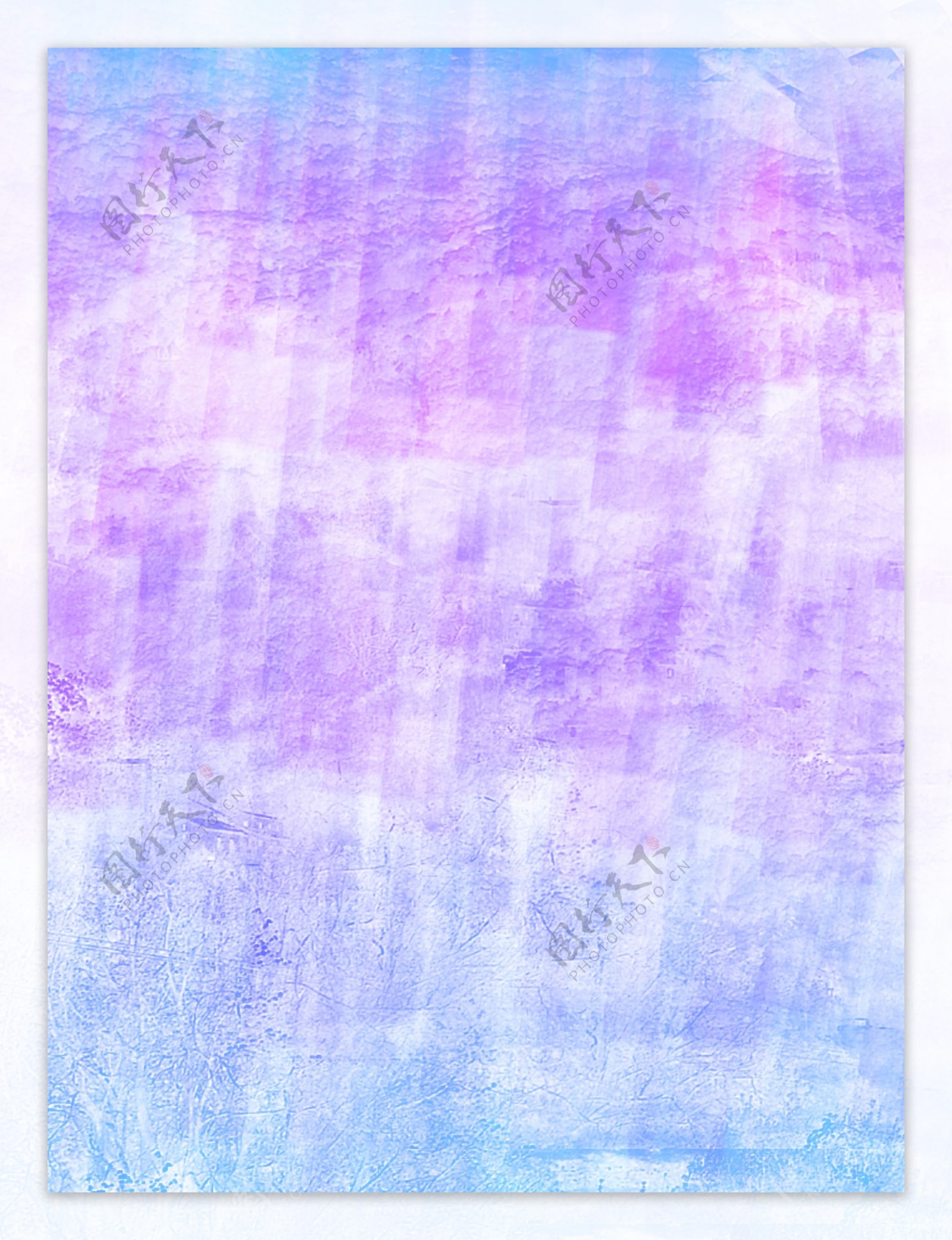 蓝紫渐变浅色纸质粗糙方块肌理背景