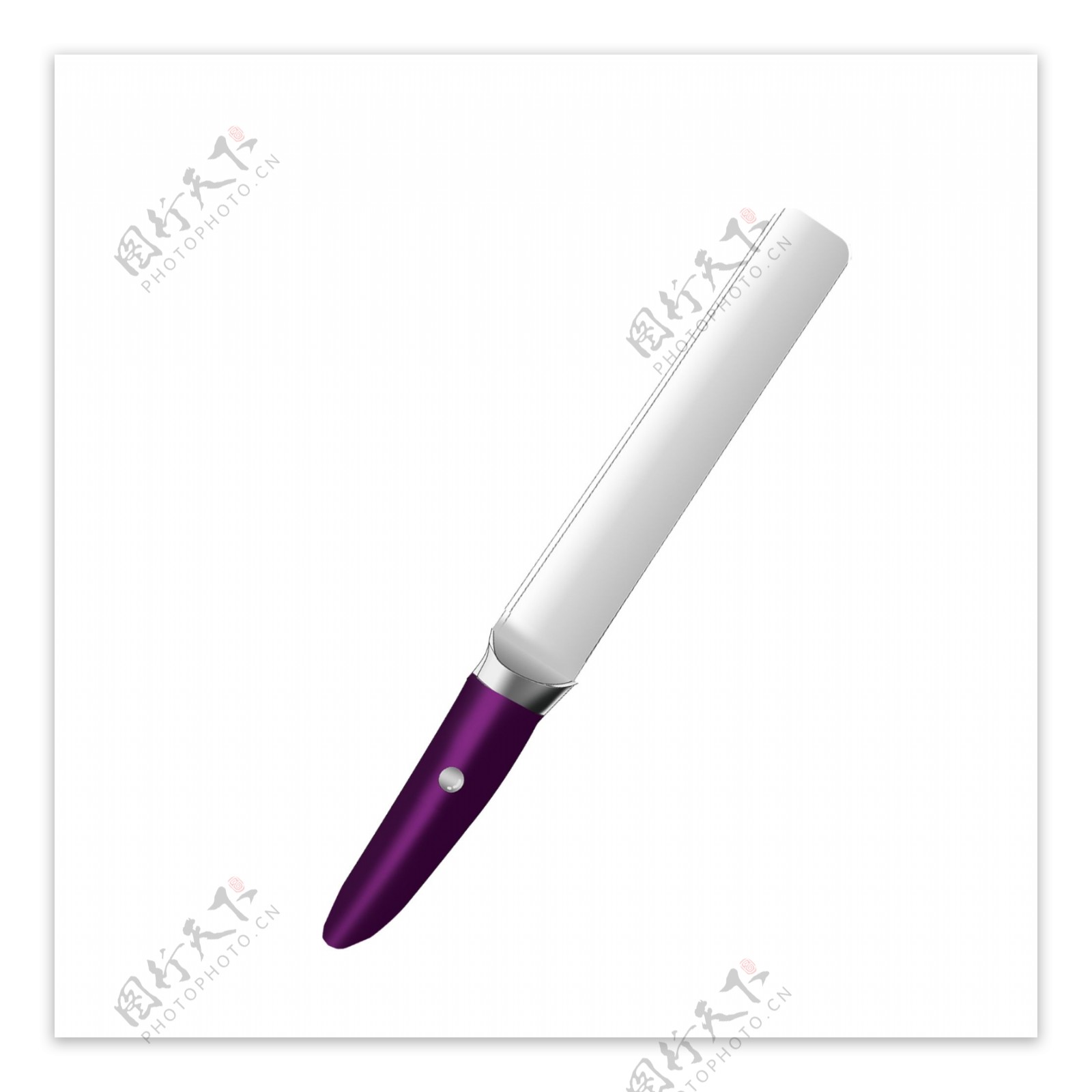 高雅紫色西瓜刀水果刀