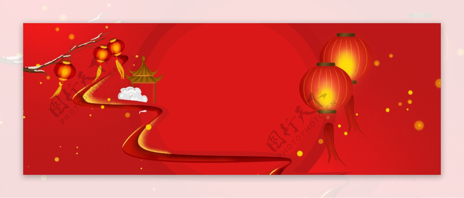 中国风元宵节背景图
