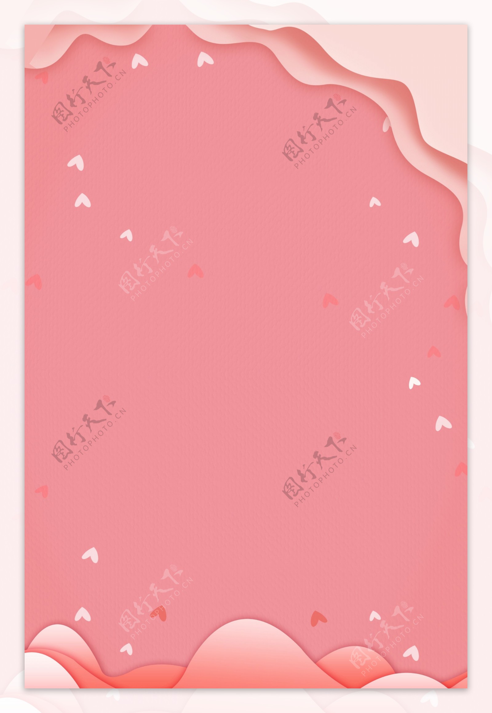 简约粉色妇女节女王节女神节通用背景素材