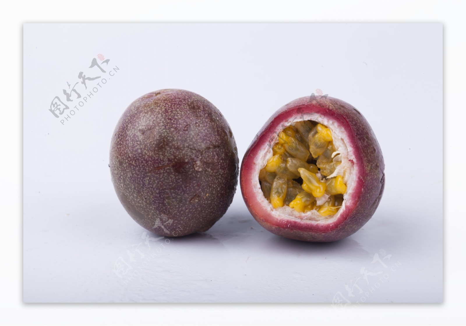 新鲜水果百香果实物图摄影图3