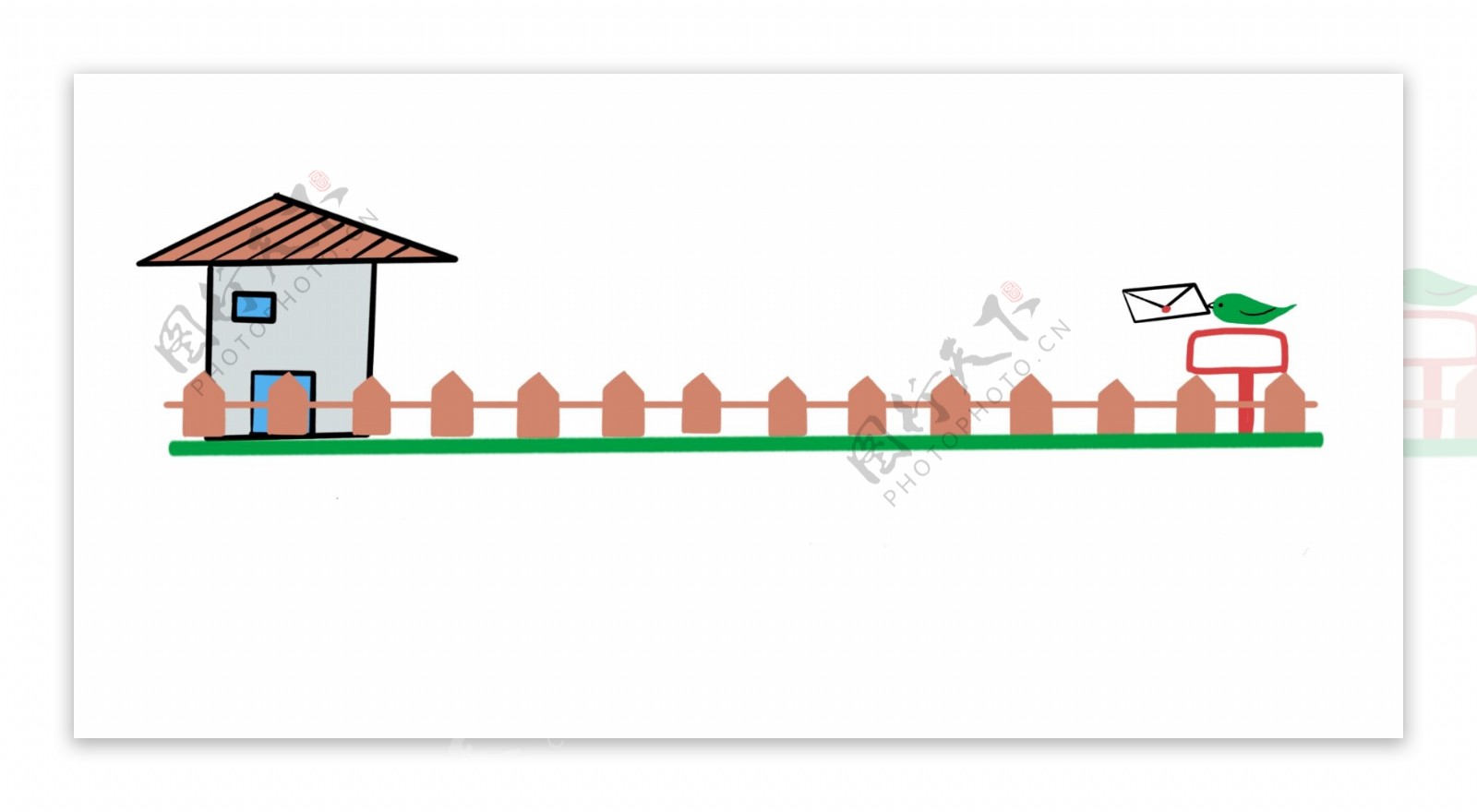 房屋围栏分割线插图