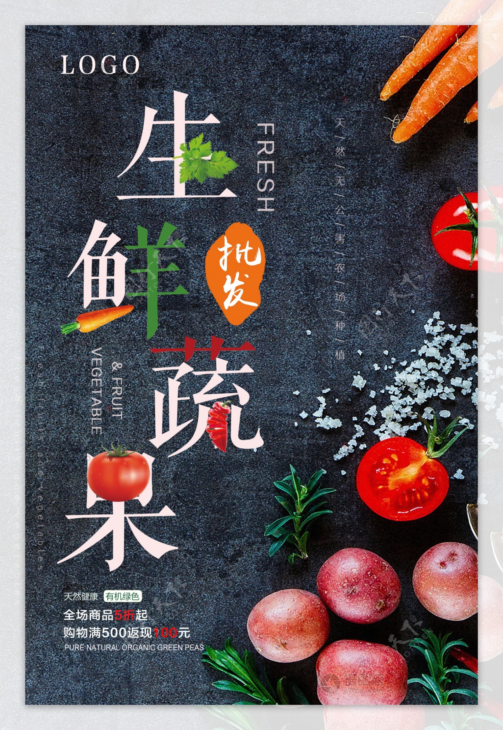 生鲜果蔬海报
