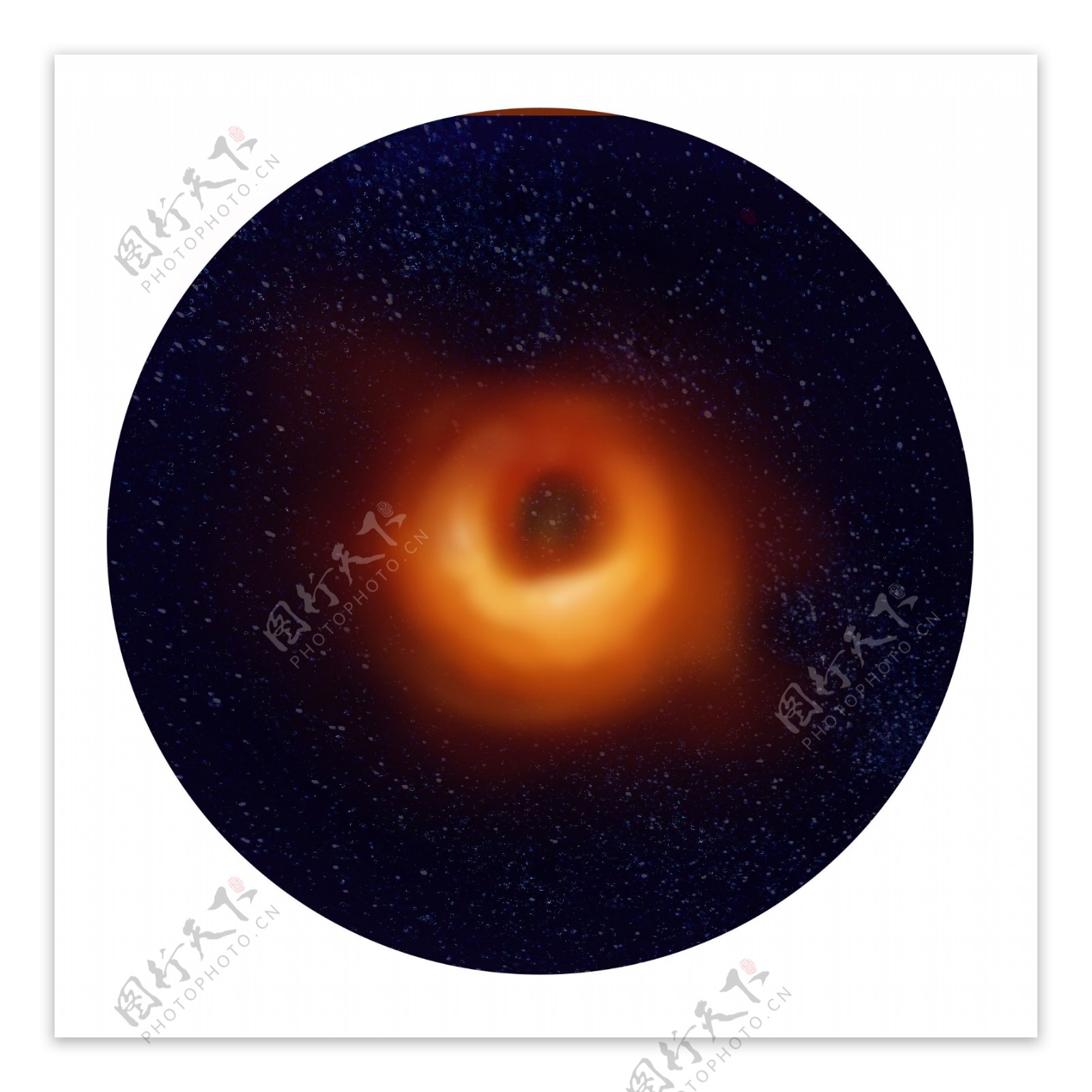 黑洞M87宇宙星云写实绚丽元素