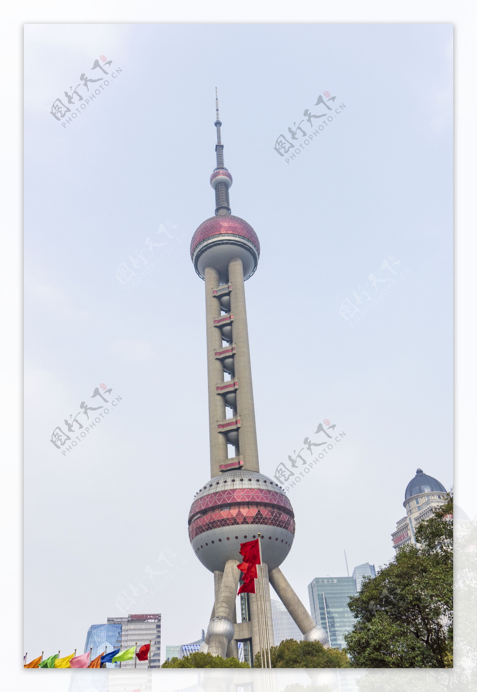 上海标志性建筑东方明珠摄影