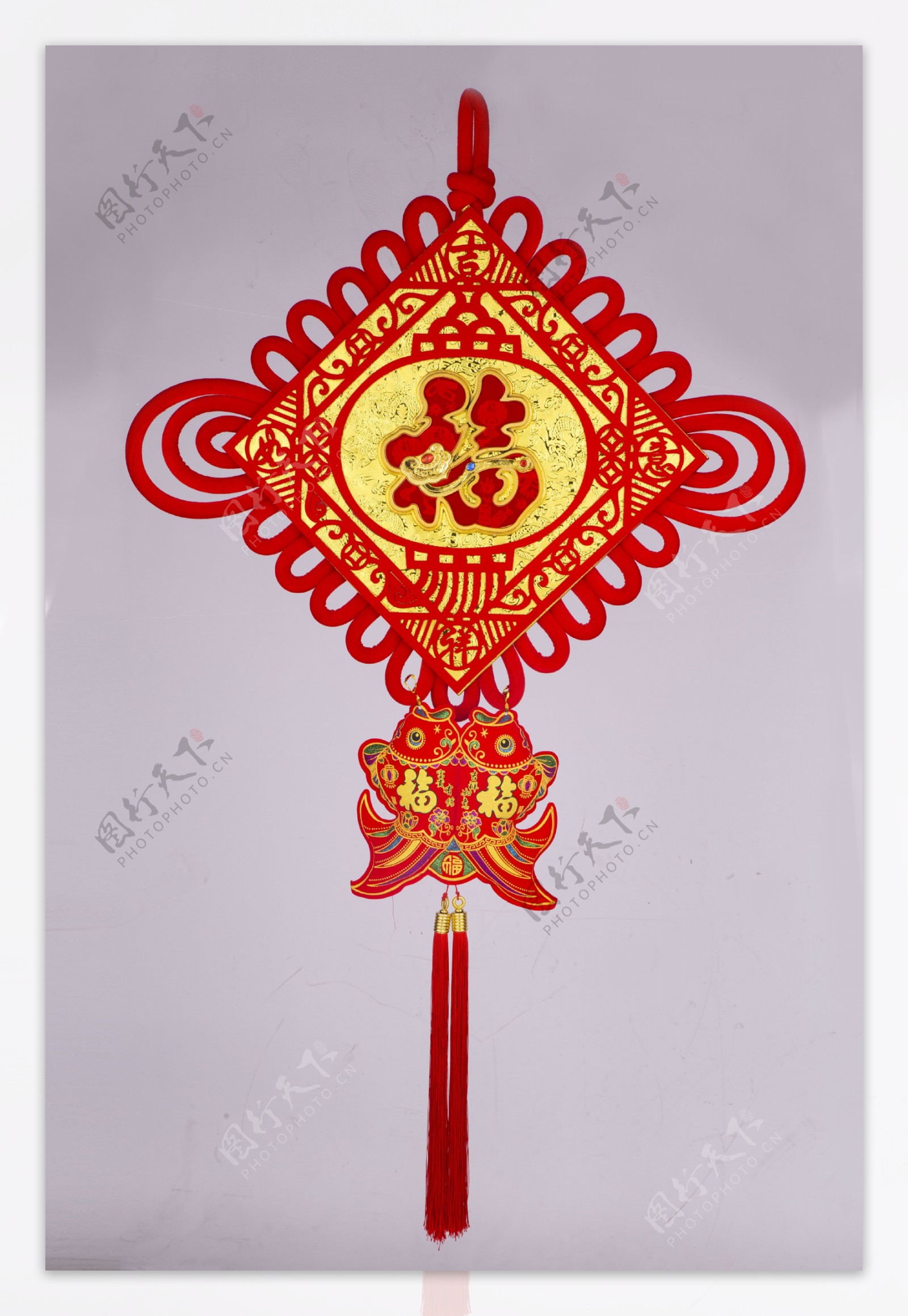 中国结金福字装饰挂件14