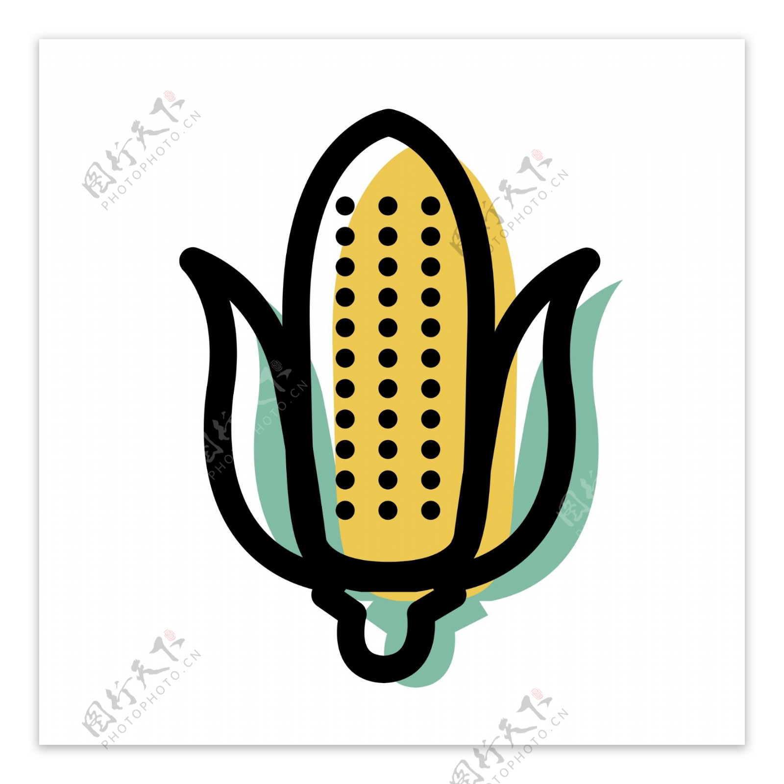 扁平化玉米