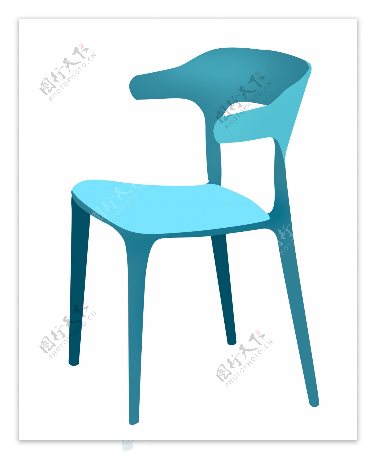 Buckle Vector Hd Images, Vector Free Buckle Cartoon Chair, Furniture, Simple Decoration, Home ...
