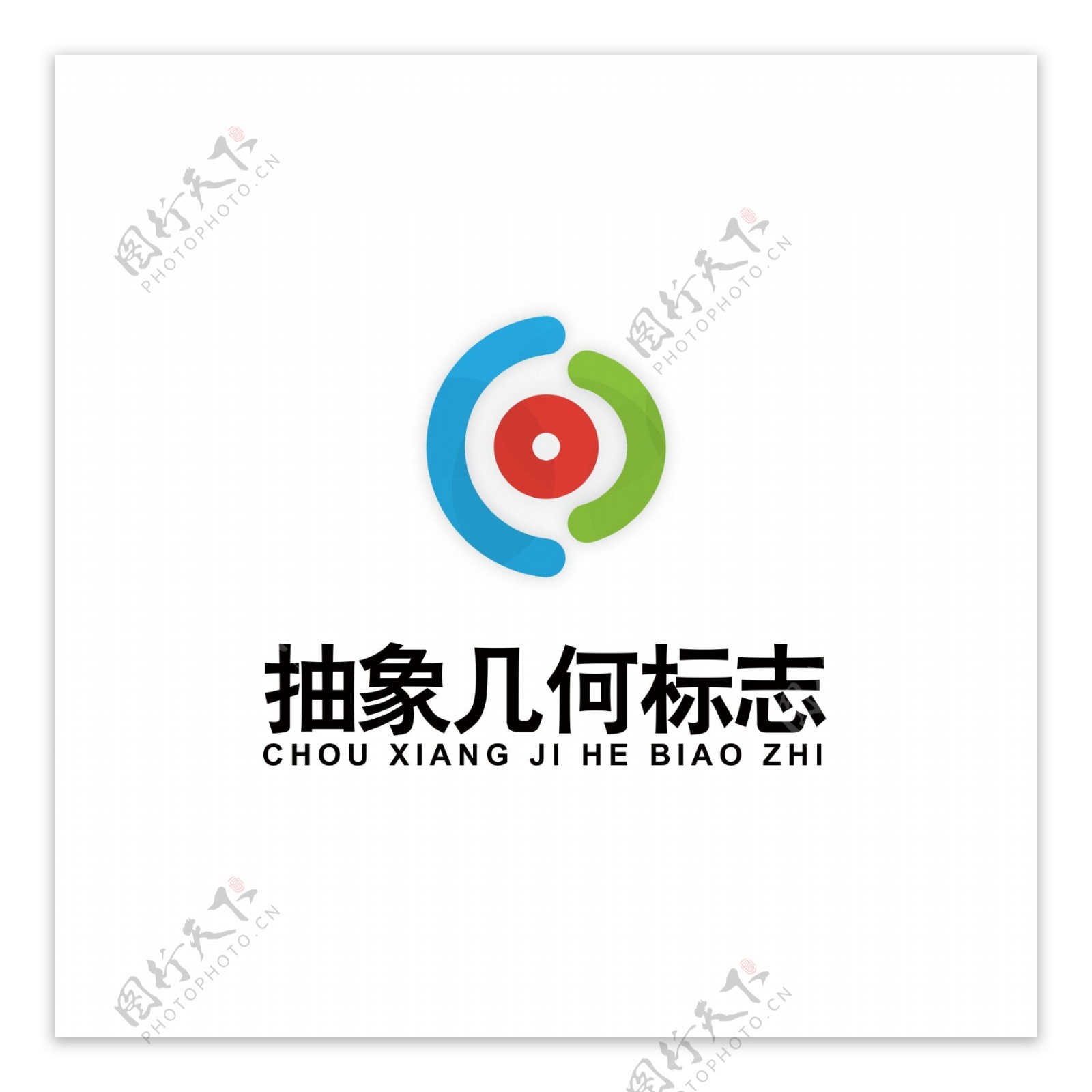 抽象几何图案logo