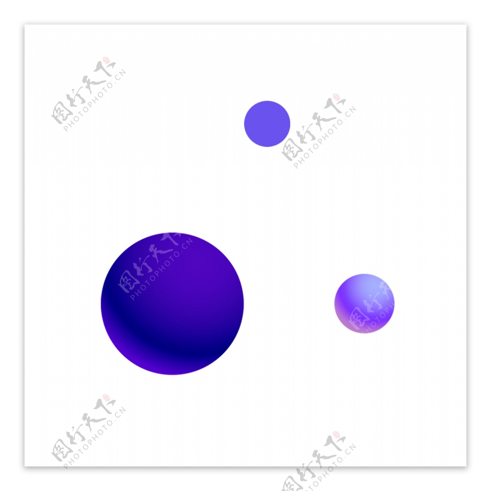 紫色圆形球体图案