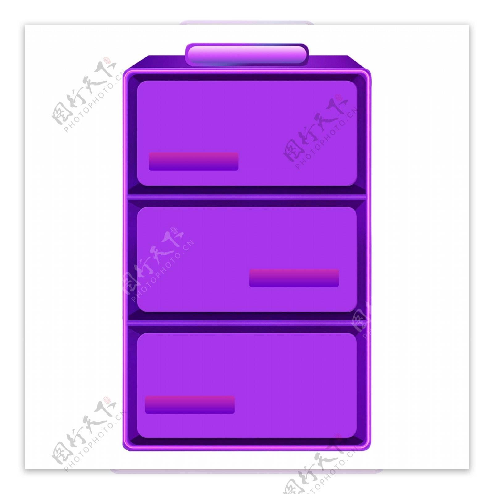 紫色产品标签