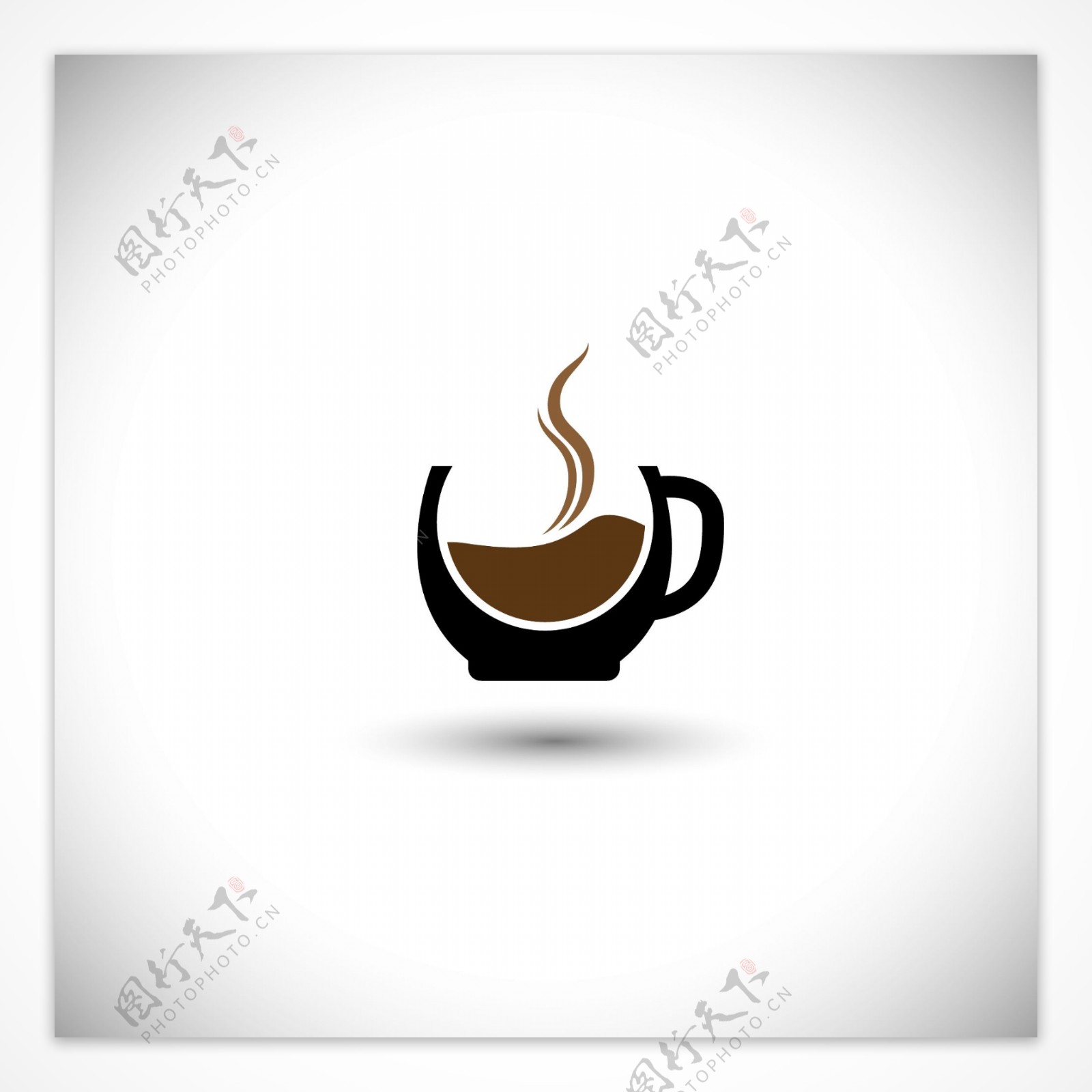 咖啡徽标