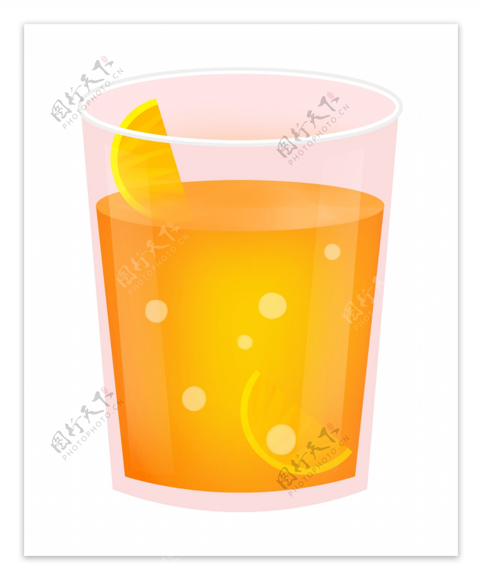 一杯美味橙汁