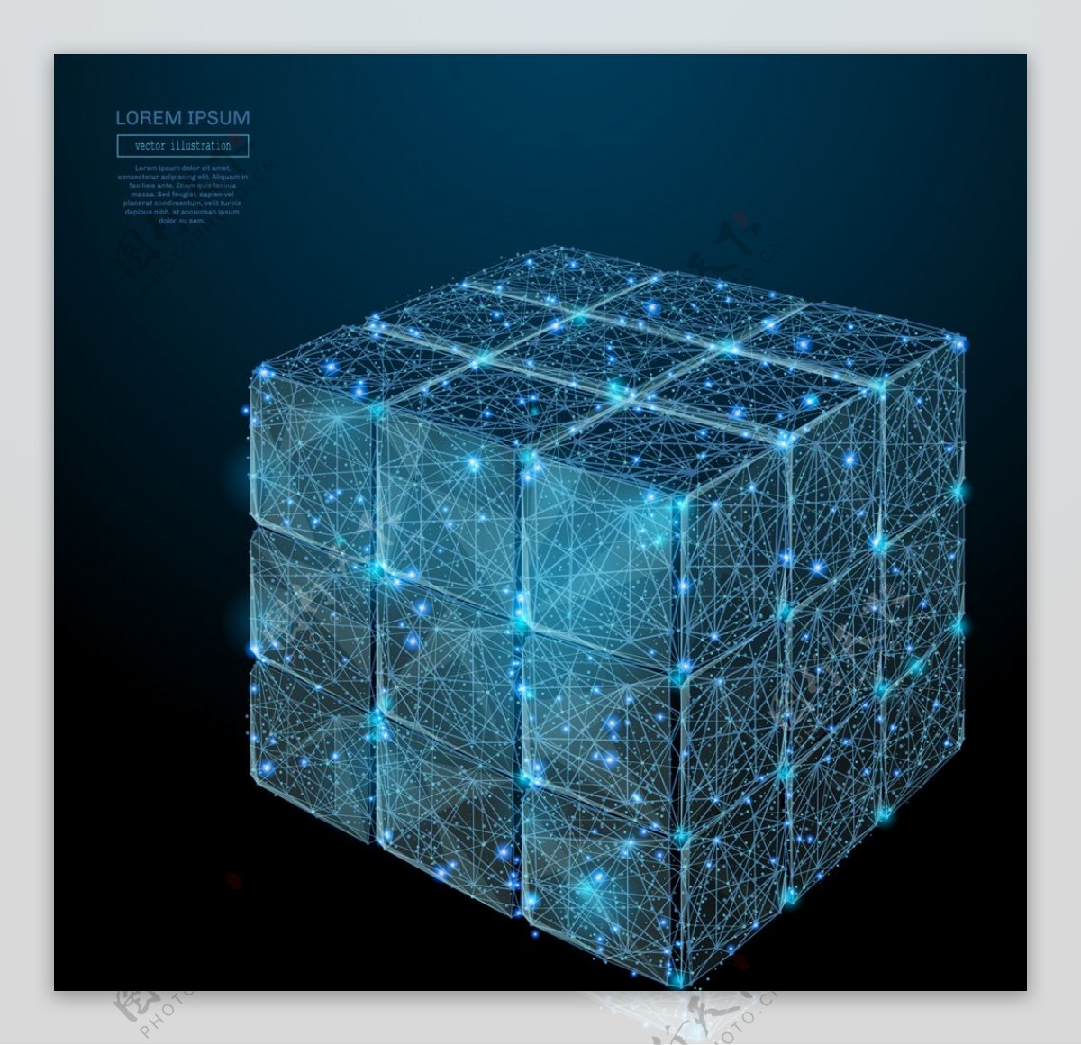 科技魔方立方体