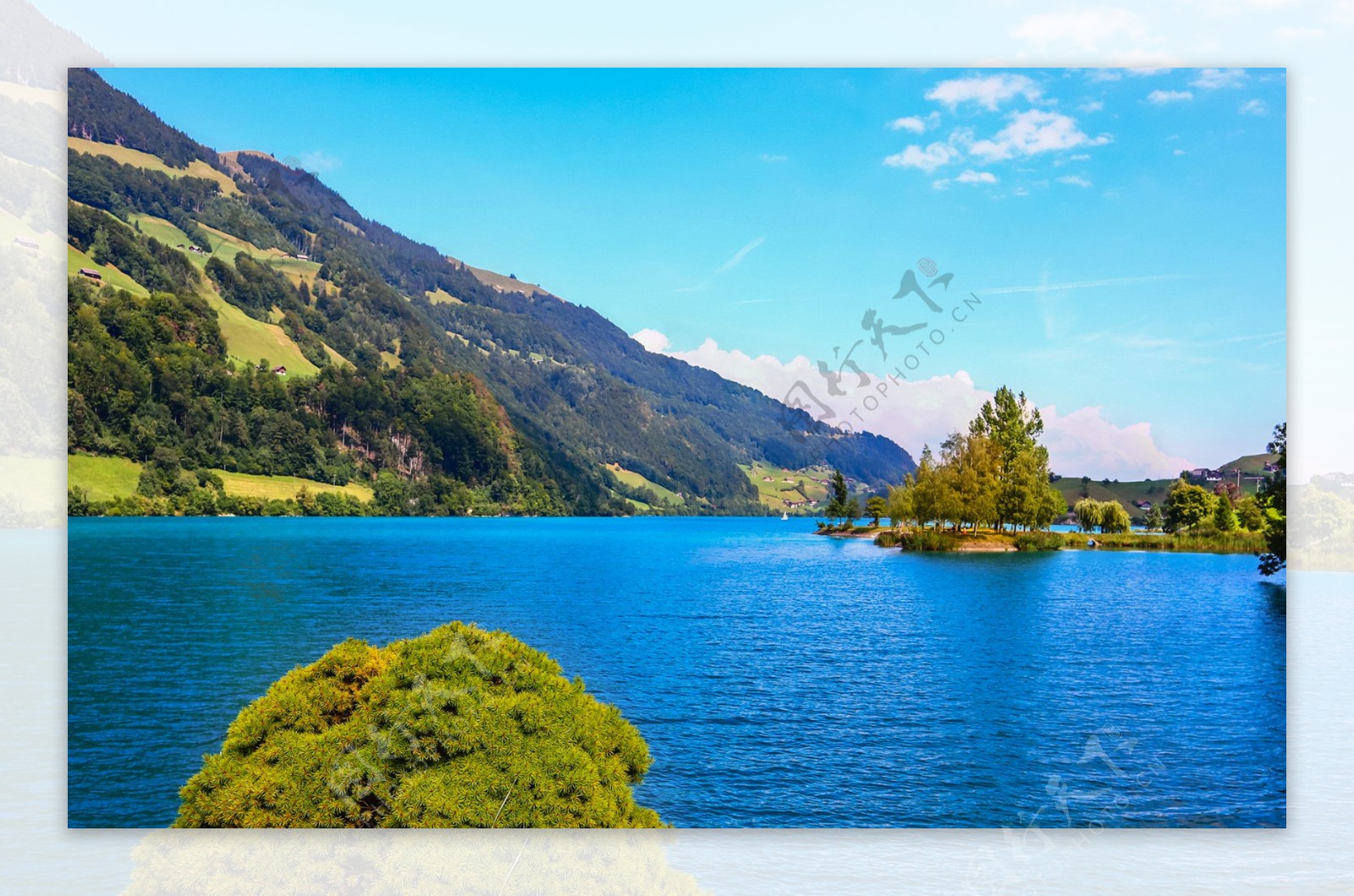 瑞士龙江湖唯美护眼